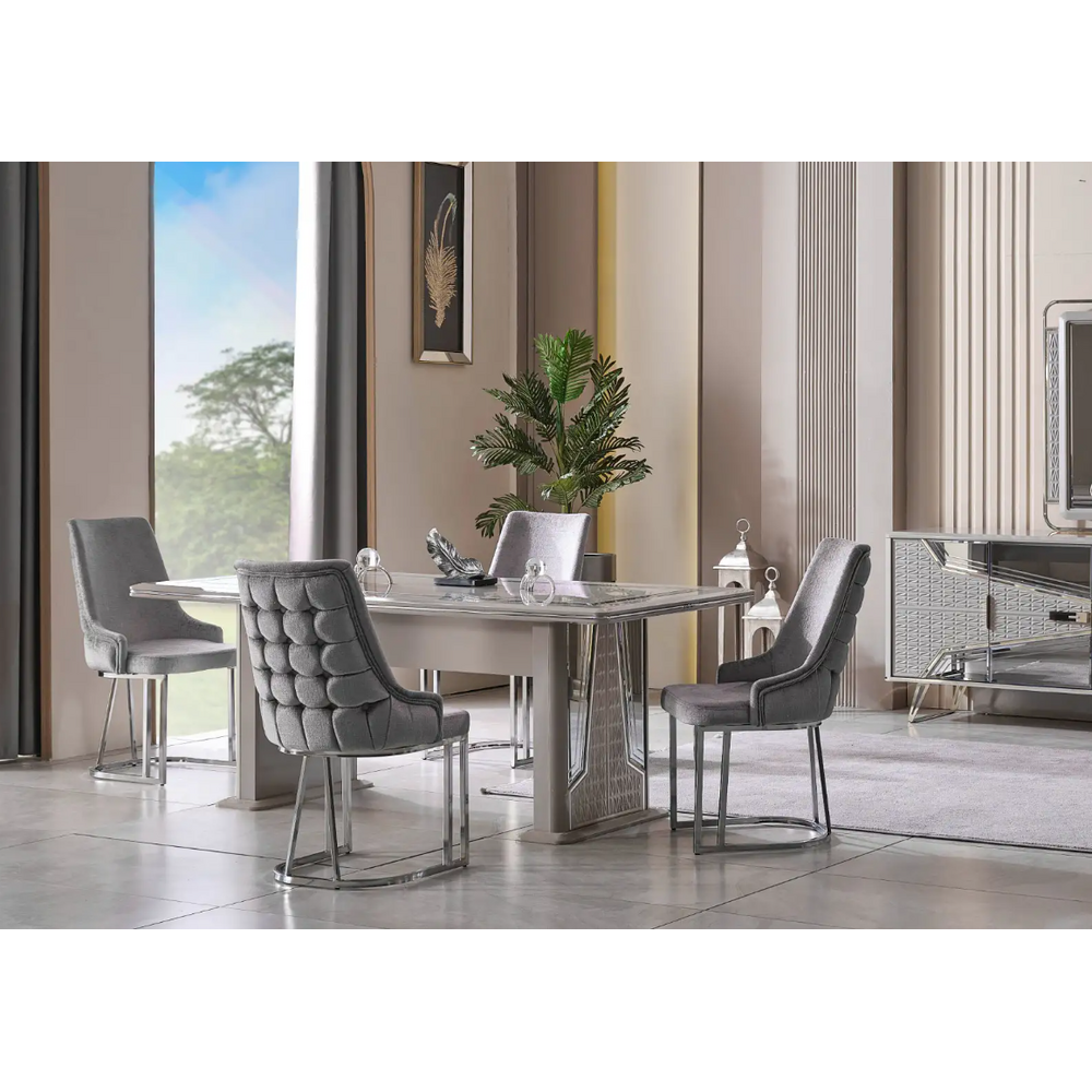 Masa living de Lux Milano,crom