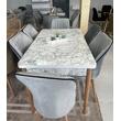 Set masa extensibila cu 6 scaune gri