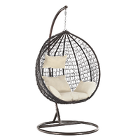 Scaun agățat, aromiu/maro/crem, Bavy NEW