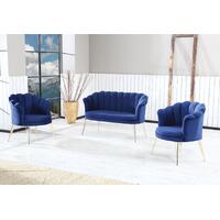 Set canapea Bavy 2-1-1 Albastru