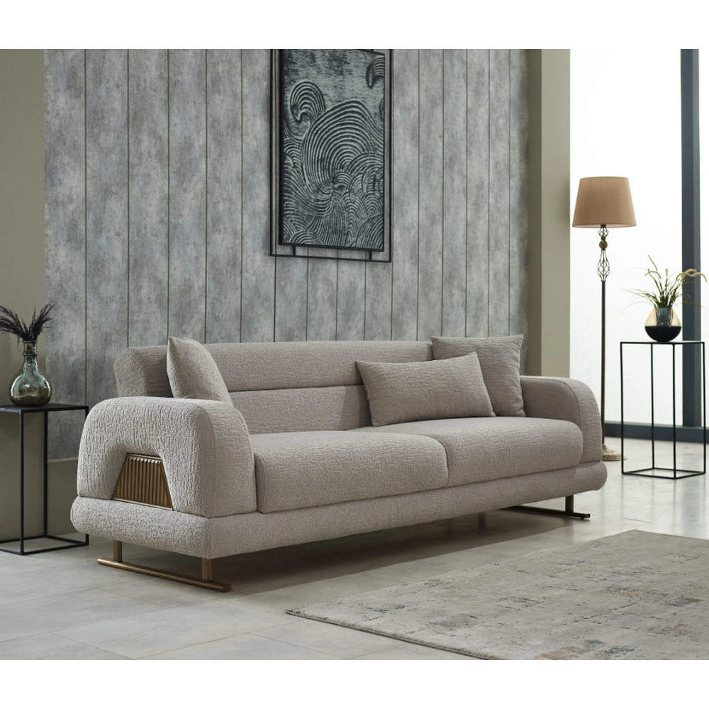 Canapea extensibila 3 locuri cu lada de depozitare Riva