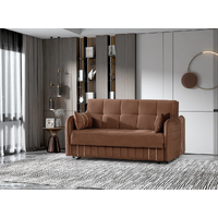 Canapea extensibila cu 2 locuri Mondo,maro