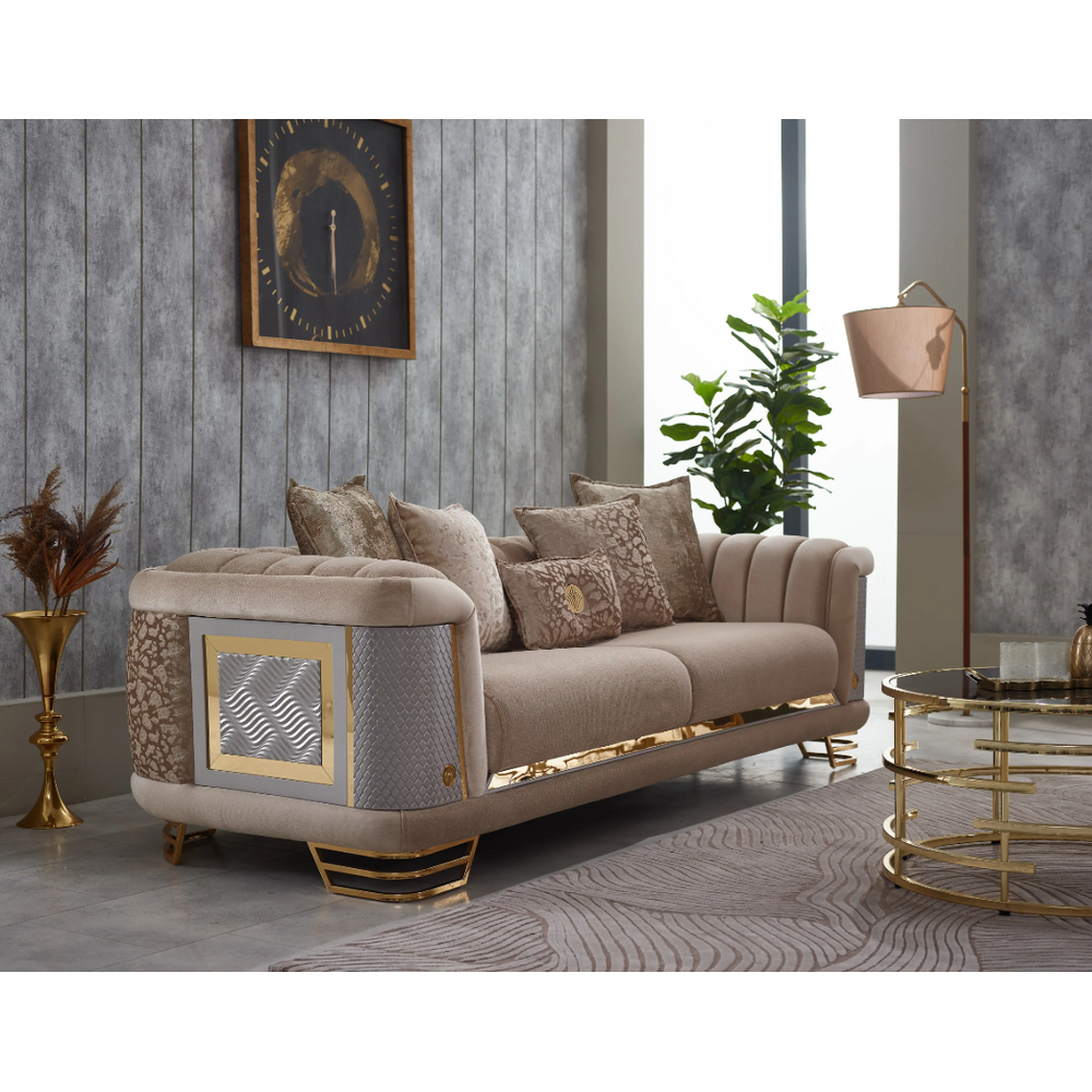 Canapea fixa 3 locuri de lux Romans