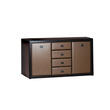 Comoda  2 Usi 4 Sertare Wenge Shtroks Bavy09