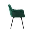 Scaun tapitat verde smarald ,catifea impermeabila
