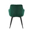 Scaun tapitat verde smarald ,catifea impermeabila