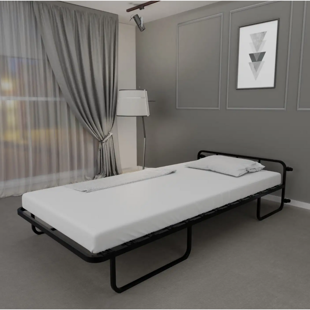 Pat auxiliar Beta mobil pentru hotel cu saltea ortopedica inclusa