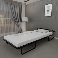 Pat auxiliar Beta mobil pentru hotel cu saltea ortopedica inclusa