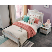 Pat pentru copii cu lada depozitare si somiera inclusa ,Alya, 100 cm*200 cm