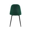 Scaun dining modern catifea verde  smarald