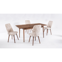 Set Masa extensibila cu 6 scaune Karo, NUC