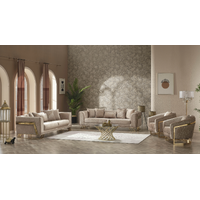 Set canapele fixe si fotolii de Lux Ela, 3+1+1