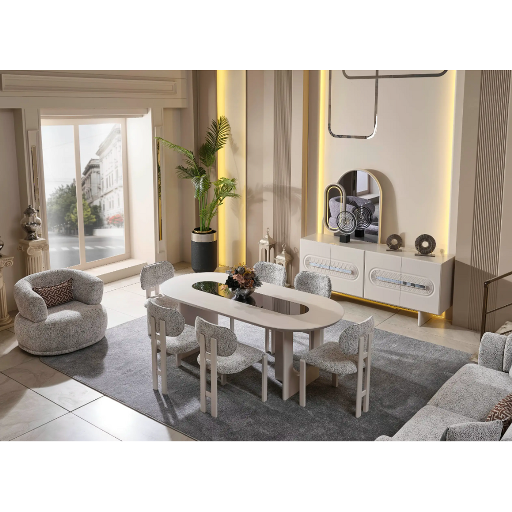Set mobilier dining,Parma, Masa living