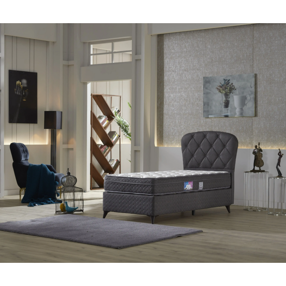 Set pat 1 persoana cu saltea inclusa Prens, 120*200