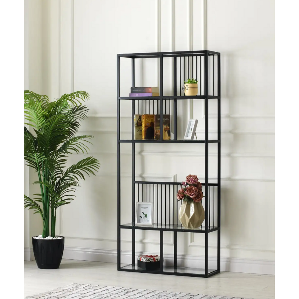 Etajera/Separator camera Matis, negru