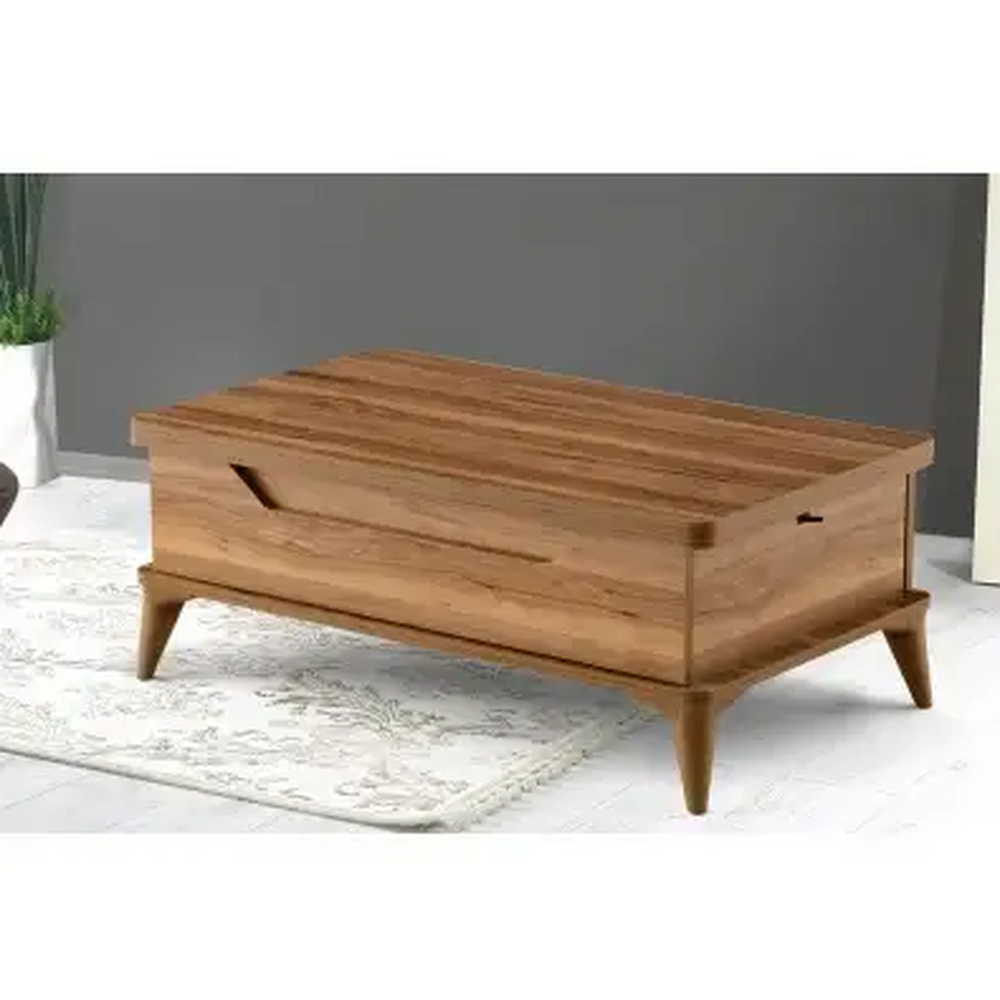 Masuta de cafea extensibila multifunctionala Polo nuc