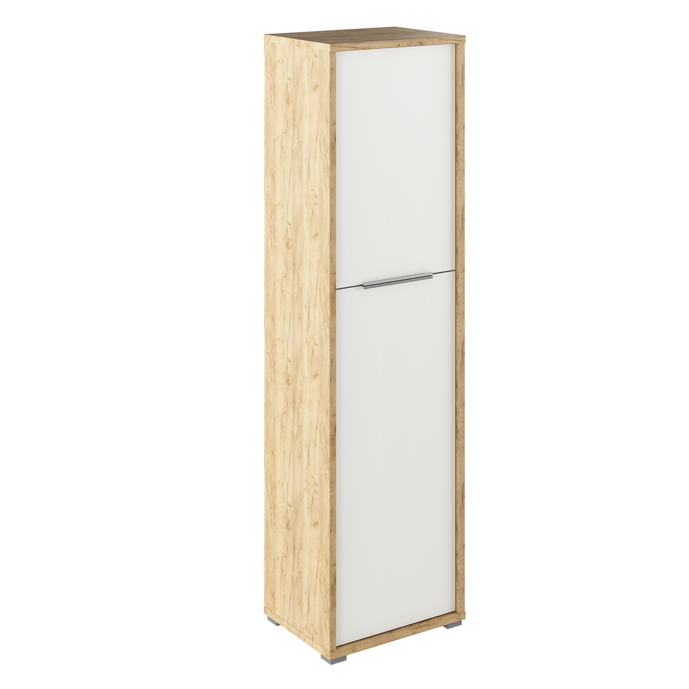 Dulap cu poliţe, stejar artizan/alb, RIOMA TYP 08