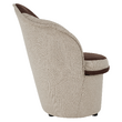 Fotoliu cu spaţiu depozitare, bej/maro, PERSI