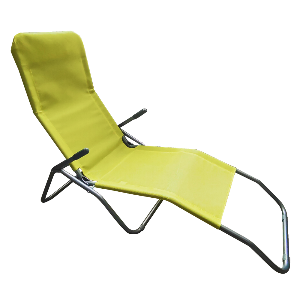 Şezlong de grădină, verde / gri, SELNO