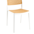 Scaun, stivuibil, albă / bej, RAVID TIP 1