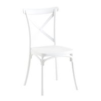 Scaun, pliabil, alb, SAVITA