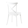 Scaun, pliabil, alb, SAVITA