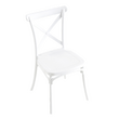 Scaun, pliabil, alb, SAVITA