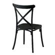 Scaun, pliabil, negru, SAVITA