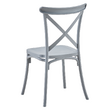 Scaun, pliabil, gri, SAVITA