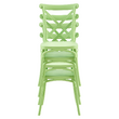 Scaun, pliabil, verde, SAVITA