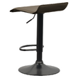 Scaun de bar, piele ecologică Taupe gri-maro, BAILI