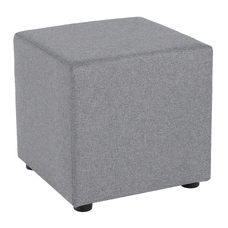 Taburet, ţesătură Twist, gri, REGOR