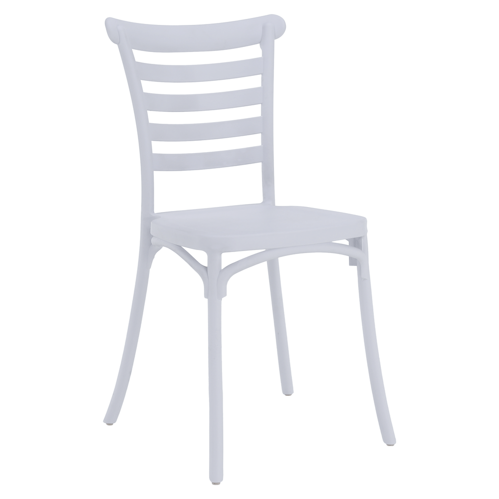 Scaun stivuibil, alb, SAVITO