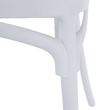 Scaun stivuibil, alb, SAVITO