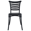 Scaun stivuibil, negru, SAVITO