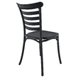 Scaun stivuibil, negru, SAVITO