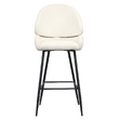 Scaun de bar, alb/negru, SANAKO TYP 2