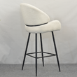 Scaun de bar, alb/negru, SANAKO TYP 2