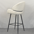 Scaun de bar, alb/negru, SANAKO TYP 2