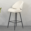 Scaun de bar, alb/negru, SANAKO TYP 2