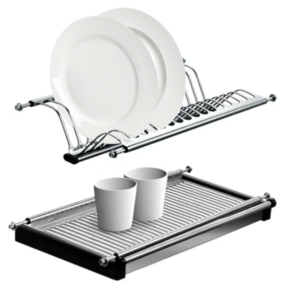 Scurgător de vase pentru dulap superior, oţel inoxidabil, KAPIO TYP 3