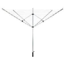 Uscător de haine de grădină, argintiu/neagră, 50 m, ROTARY NEW TYP 1