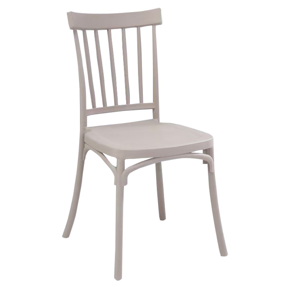 Scaun stivuibil, gri-maroniu Taupe, SAZEN