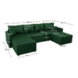 Set de canapea universal, verde, DUAN U UNI