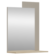 Oglindă 65, gri Taupe/stejar silverjack, DOMCA