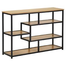 Etajeră, neagră/stejar, BILOTE NEW TIP 2