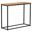 Consolă, stejar/negru, KALISTO NEW