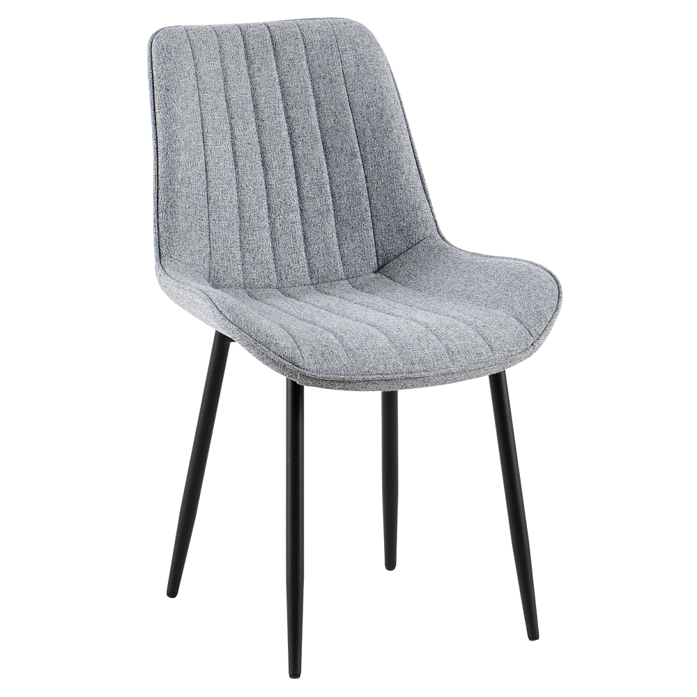 Scaun de sufragerie, gri deschis/negru, ZAJRA