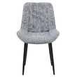 Scaun de sufragerie, gri deschis/negru, ZAJRA