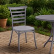 Scaun stivuibil, gri maroniu taupe, SAVITO NEW